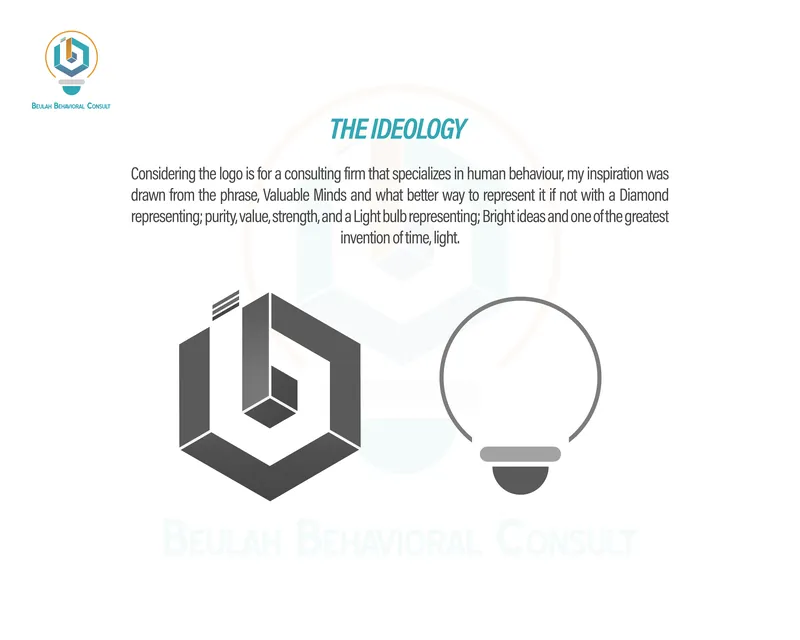The Ideology sheet: a diamond and a light bulb