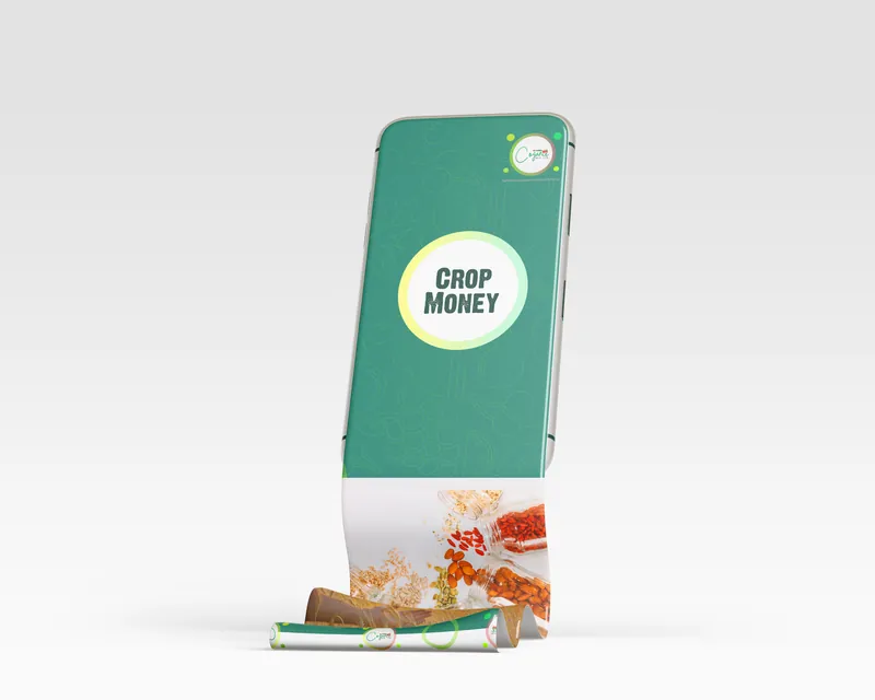 The Crop Money app on a phone