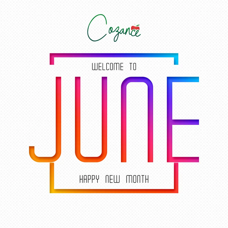 A Happy new month post for June