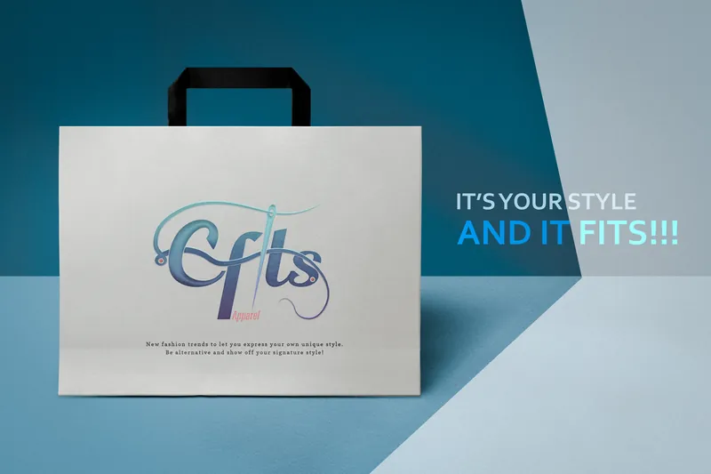 A shopping bag: it's your style and it fits
