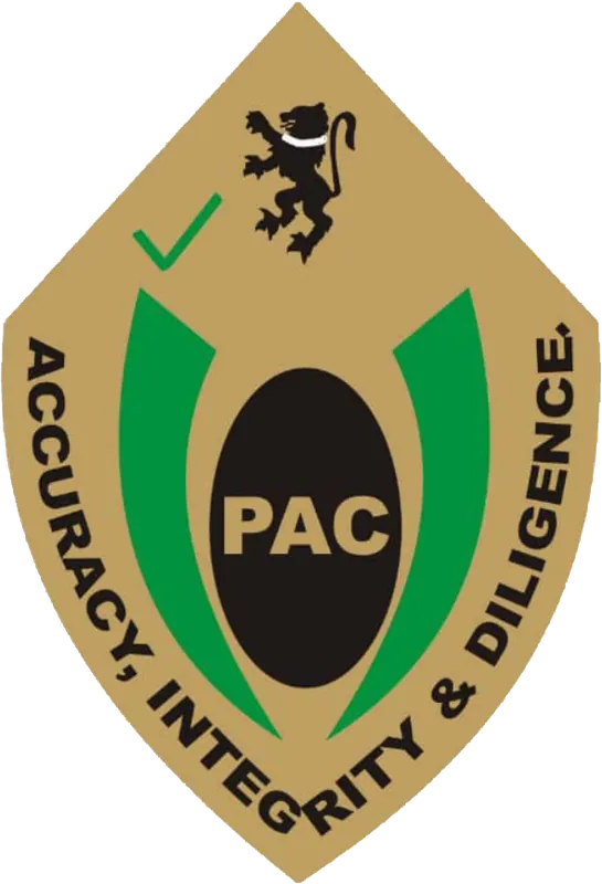 PAC logo: accuracy, integrity and diligence
