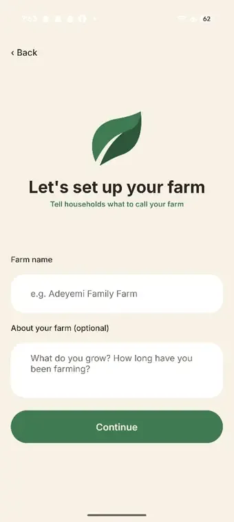 A Market2pot app screen