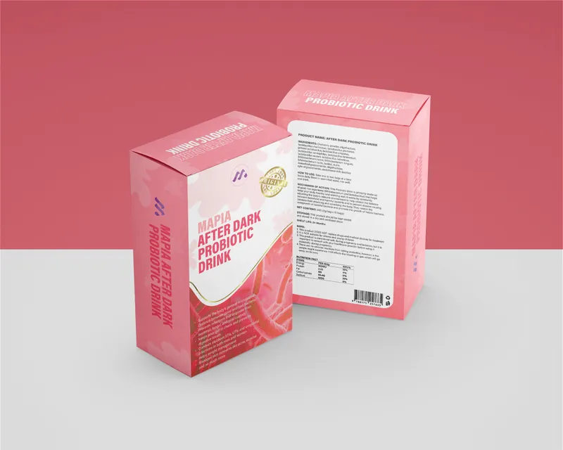 Pink skincare boxes