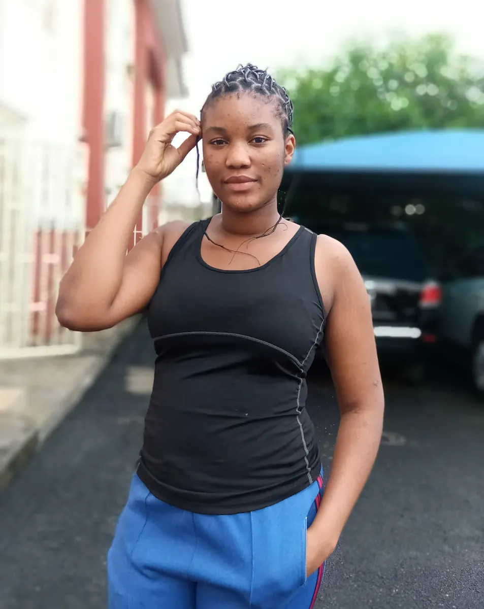 Chisom, the original photo