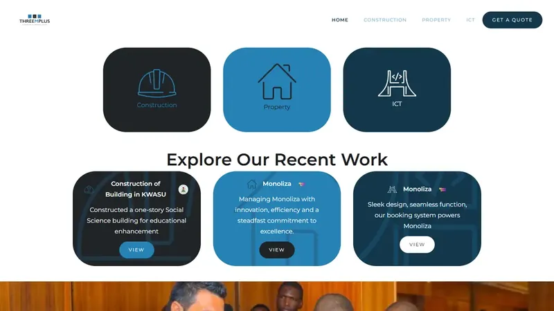 The ThreeMPlus website